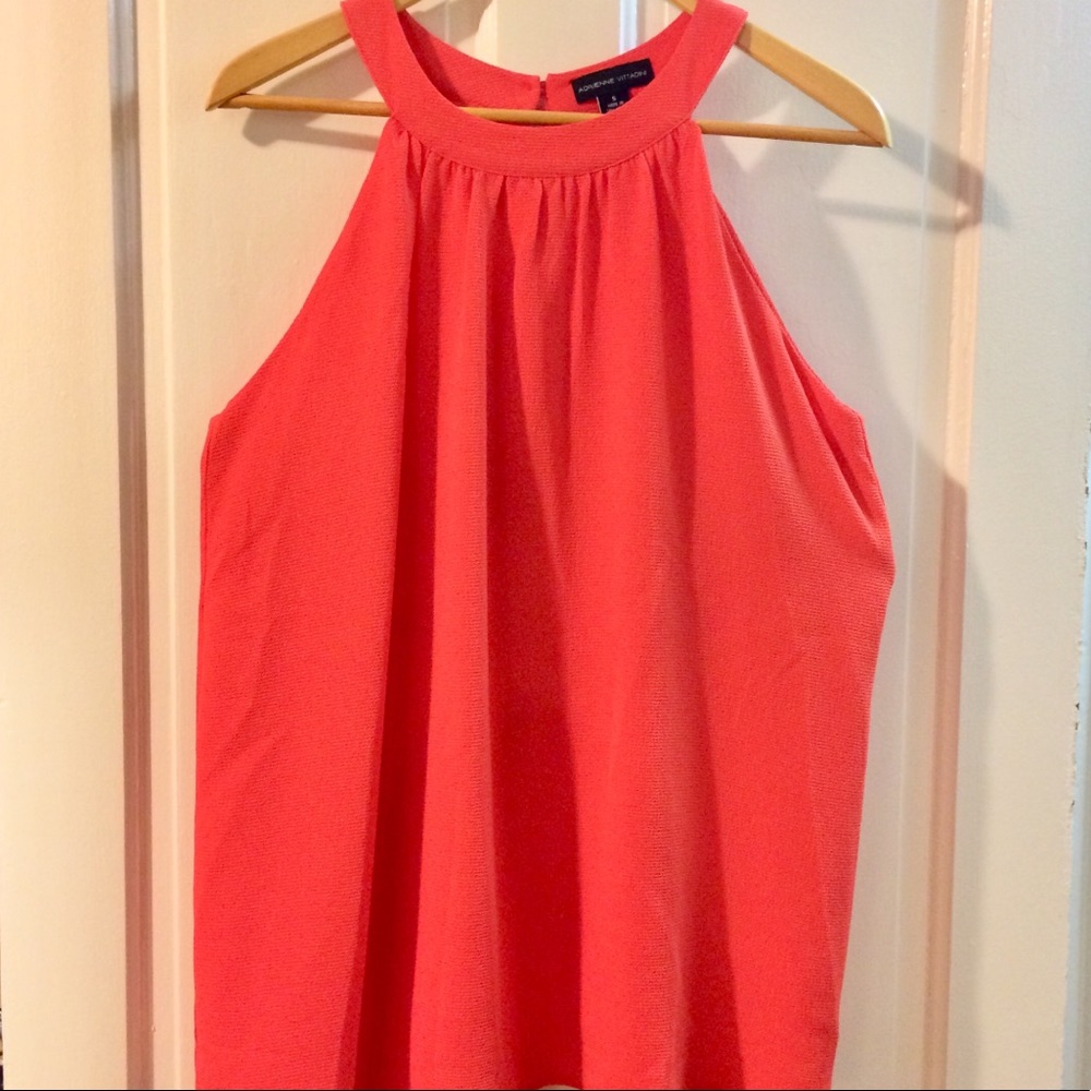 Adrienne Vittadini Coral Tunic style Tank Top - S